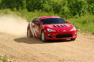 Eric Anderson / Taylor Haelterman Toyota FR-S on SS4, Hollow Woodtick.