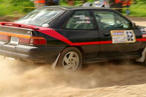 Joe Boburka / Elizabeth Unglenieks-Ploeg Ford Escort on SS4, Hollow Woodtick.