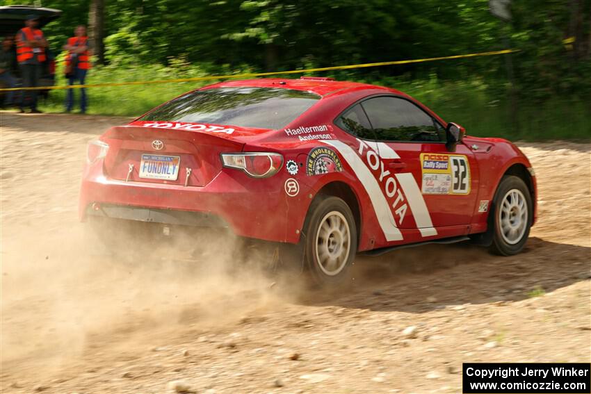 Eric Anderson / Taylor Haelterman Toyota FR-S on SS4, Hollow Woodtick.