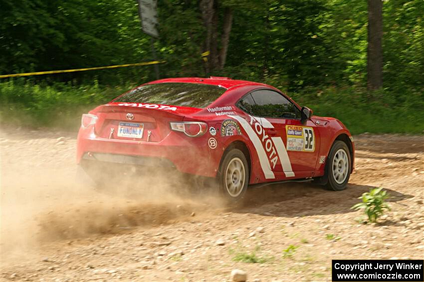 Eric Anderson / Taylor Haelterman Toyota FR-S on SS4, Hollow Woodtick.