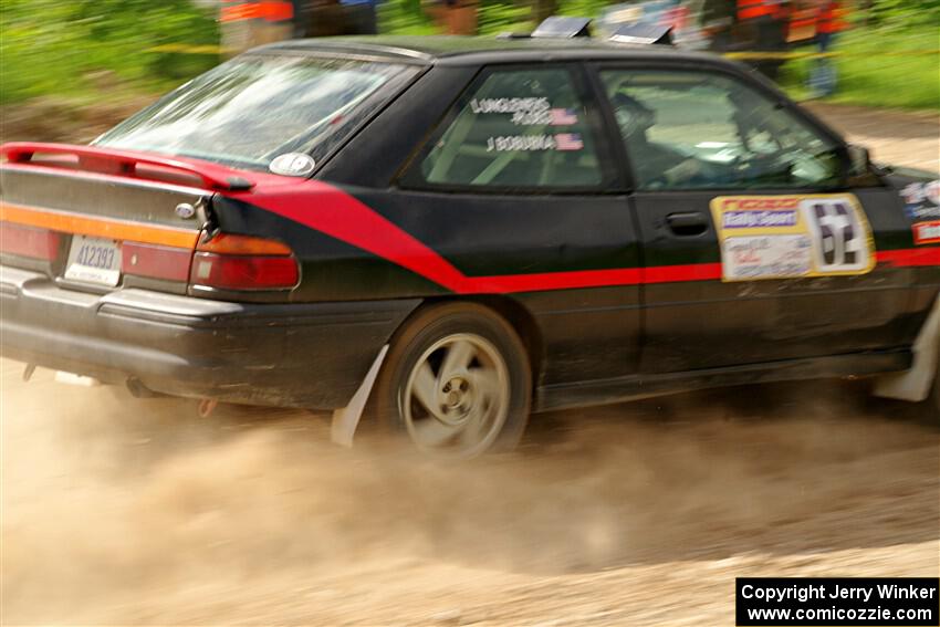 Joe Boburka / Elizabeth Unglenieks-Ploeg Ford Escort on SS4, Hollow Woodtick.