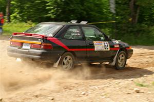 Joe Boburka / Elizabeth Unglenieks-Ploeg Ford Escort on SS4, Hollow Woodtick.
