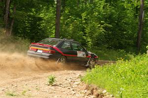 Joe Boburka / Elizabeth Unglenieks-Ploeg Ford Escort on SS4, Hollow Woodtick.
