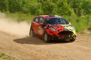 Nikhil Thakur / Brandon Pace Ford Fiesta ST on SS4, Hollow Woodtick.