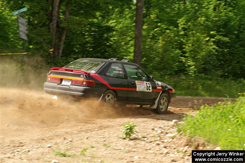 Joe Boburka / Elizabeth Unglenieks-Ploeg Ford Escort on SS4, Hollow Woodtick.
