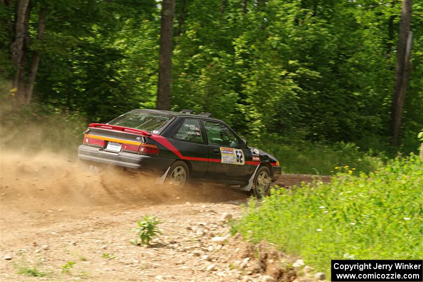 Joe Boburka / Elizabeth Unglenieks-Ploeg Ford Escort on SS4, Hollow Woodtick.