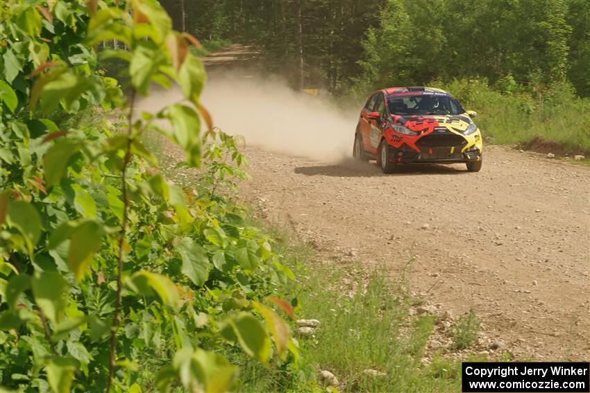 Nikhil Thakur / Brandon Pace Ford Fiesta ST on SS4, Hollow Woodtick.