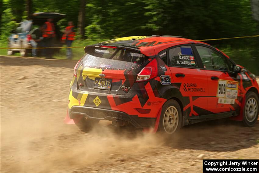 Nikhil Thakur / Brandon Pace Ford Fiesta ST on SS4, Hollow Woodtick.