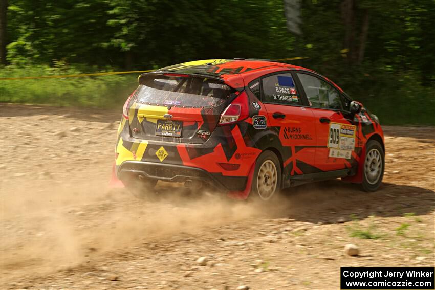 Nikhil Thakur / Brandon Pace Ford Fiesta ST on SS4, Hollow Woodtick.