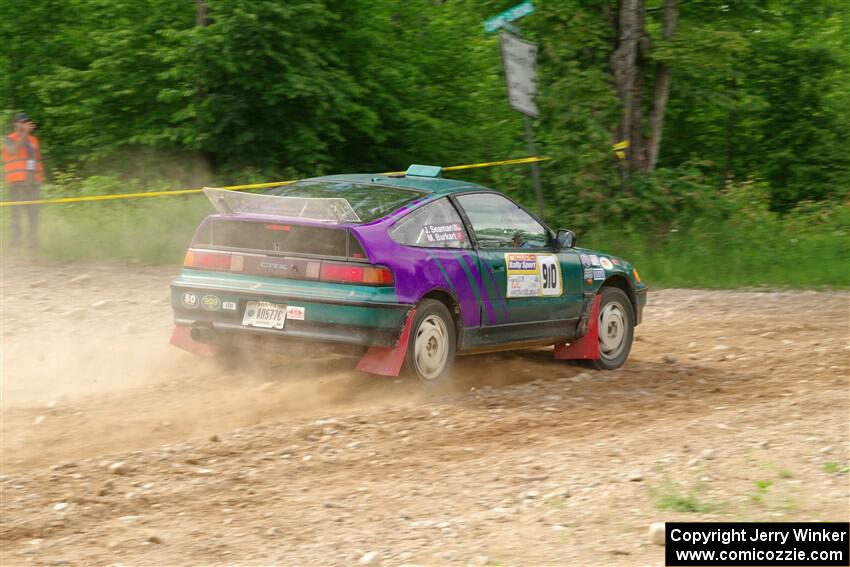 Maegan Burkart / Joanna Seaman Honda CRX Si on SS4, Hollow Woodtick.