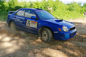 Jimmy Pelizzari / Bryce Proseus Subaru WRX on SS5, Chainsaw Junksin.