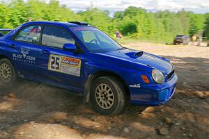 Jimmy Pelizzari / Bryce Proseus Subaru WRX on SS5, Chainsaw Junksin.