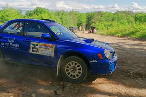 Jimmy Pelizzari / Bryce Proseus Subaru WRX on SS5, Chainsaw Junksin.