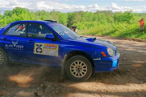 Jimmy Pelizzari / Bryce Proseus Subaru WRX on SS5, Chainsaw Junksin.