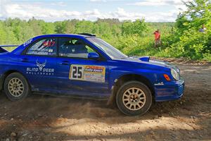 Jimmy Pelizzari / Bryce Proseus Subaru WRX on SS5, Chainsaw Junksin.