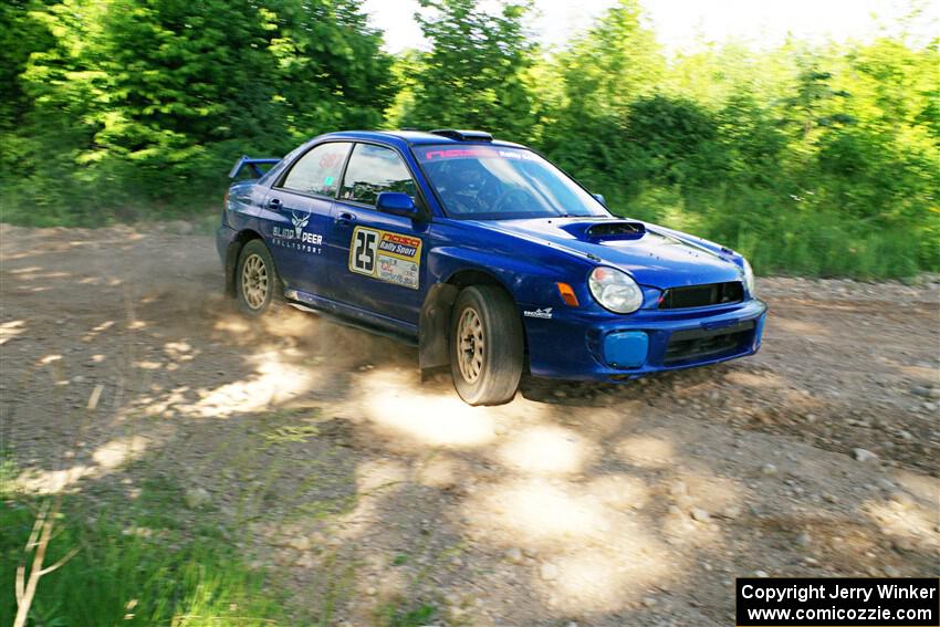 Jimmy Pelizzari / Bryce Proseus Subaru WRX on SS5, Chainsaw Junksin.