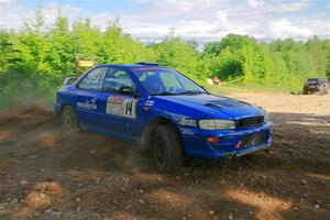 Connor Himes / Aleut Hatfield Subaru Impreza on SS5, Chainsaw Junksin.