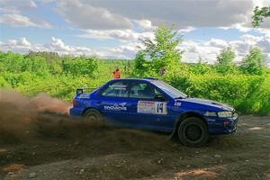 Connor Himes / Aleut Hatfield Subaru Impreza on SS5, Chainsaw Junksin.