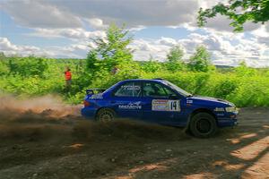 Connor Himes / Aleut Hatfield Subaru Impreza on SS5, Chainsaw Junksin.