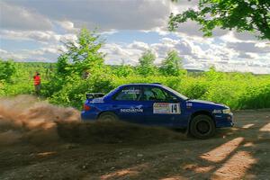 Connor Himes / Aleut Hatfield Subaru Impreza on SS5, Chainsaw Junksin.