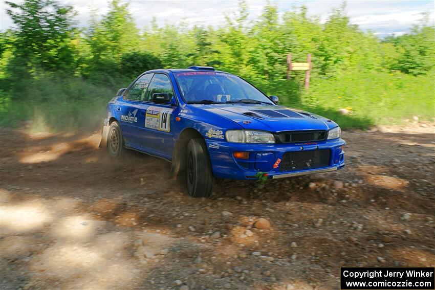Connor Himes / Aleut Hatfield Subaru Impreza on SS5, Chainsaw Junksin.