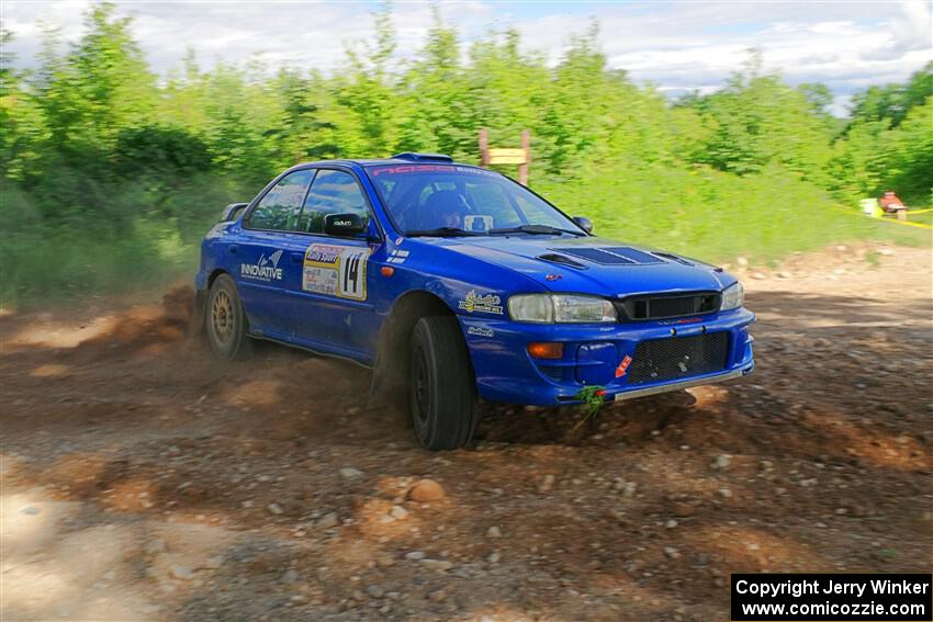 Connor Himes / Aleut Hatfield Subaru Impreza on SS5, Chainsaw Junksin.