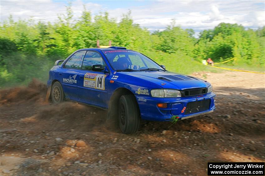 Connor Himes / Aleut Hatfield Subaru Impreza on SS5, Chainsaw Junksin.