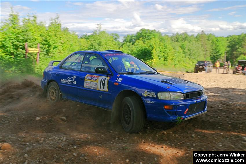 Connor Himes / Aleut Hatfield Subaru Impreza on SS5, Chainsaw Junksin.