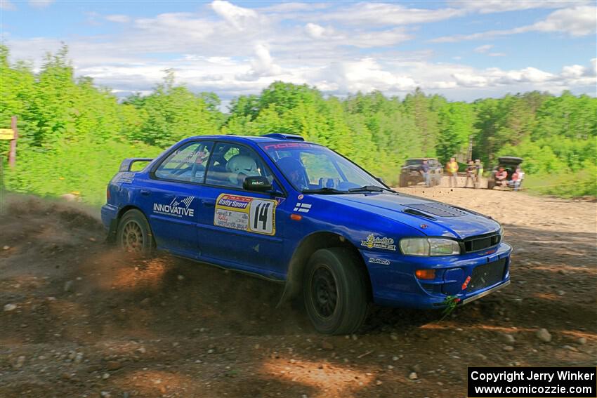 Connor Himes / Aleut Hatfield Subaru Impreza on SS5, Chainsaw Junksin.