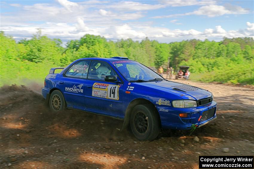 Connor Himes / Aleut Hatfield Subaru Impreza on SS5, Chainsaw Junksin.