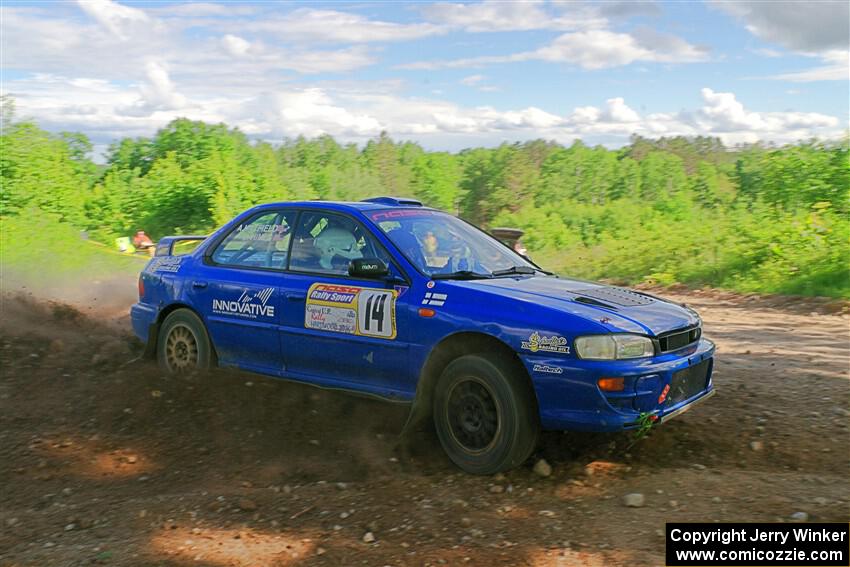Connor Himes / Aleut Hatfield Subaru Impreza on SS5, Chainsaw Junksin.