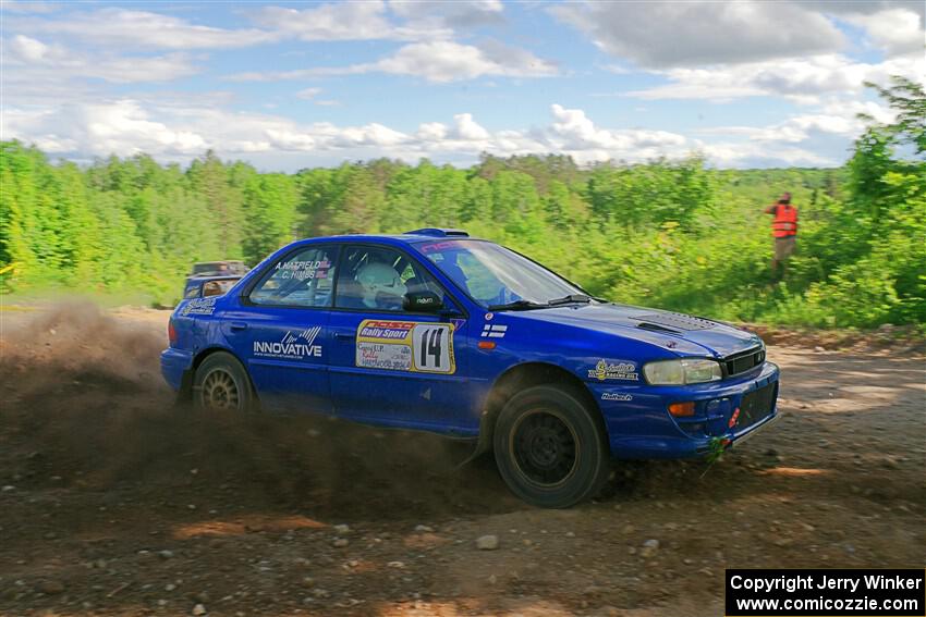 Connor Himes / Aleut Hatfield Subaru Impreza on SS5, Chainsaw Junksin.
