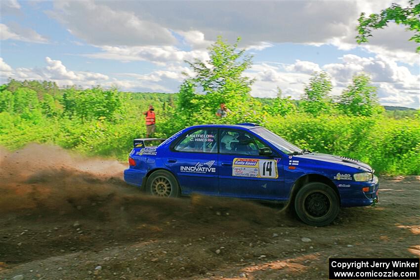 Connor Himes / Aleut Hatfield Subaru Impreza on SS5, Chainsaw Junksin.