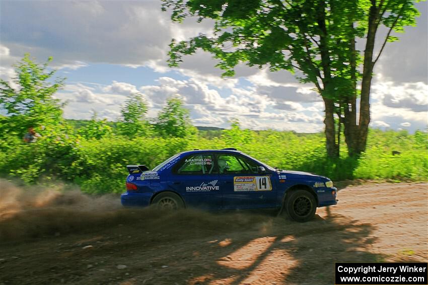 Connor Himes / Aleut Hatfield Subaru Impreza on SS5, Chainsaw Junksin.