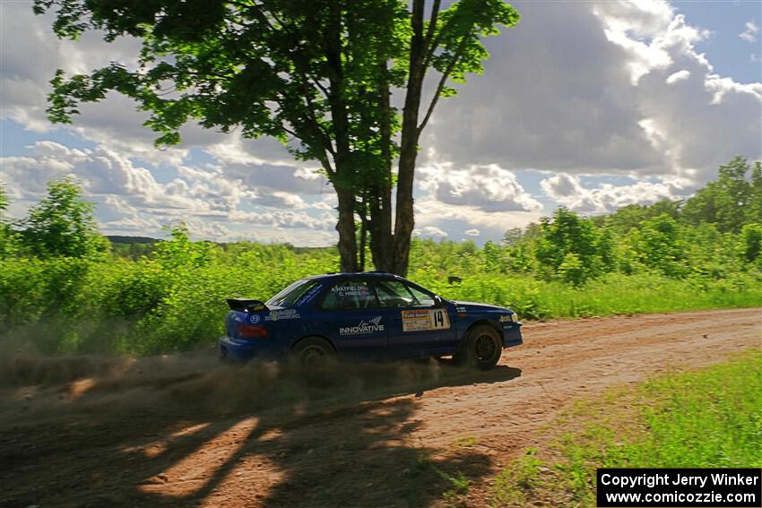 Connor Himes / Aleut Hatfield Subaru Impreza on SS5, Chainsaw Junksin.