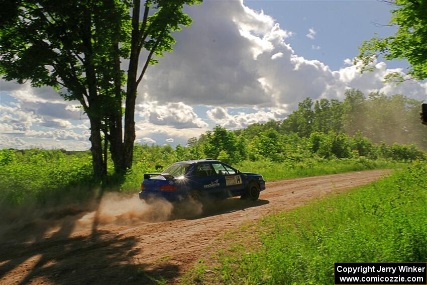 Connor Himes / Aleut Hatfield Subaru Impreza on SS5, Chainsaw Junksin.