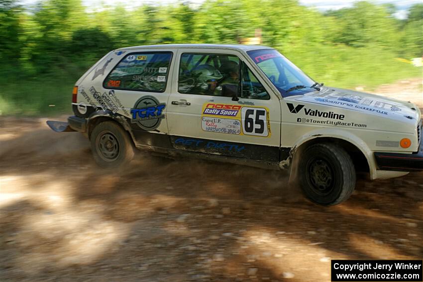 Heath Shively / Shanti Witt VW Golf on SS5, Chainsaw Junksin.