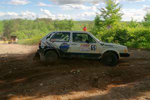Heath Shively / Shanti Witt VW Golf on SS5, Chainsaw Junksin.