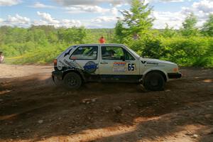 Heath Shively / Shanti Witt VW Golf on SS5, Chainsaw Junksin.
