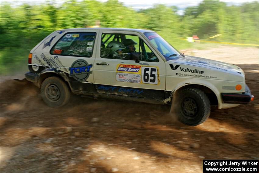 Heath Shively / Shanti Witt VW Golf on SS5, Chainsaw Junksin.