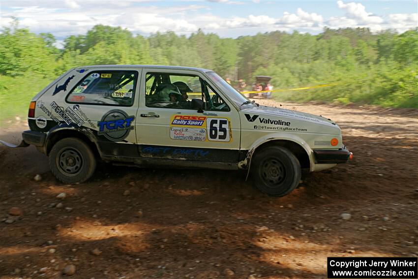 Heath Shively / Shanti Witt VW Golf on SS5, Chainsaw Junksin.