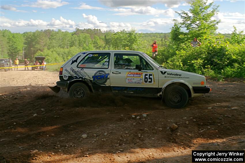 Heath Shively / Shanti Witt VW Golf on SS5, Chainsaw Junksin.