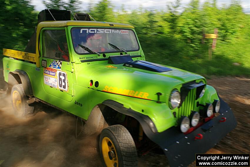 Mike Purzycki / Matt Wernette Jeep Scrambler on SS5, Chainsaw Junksin.