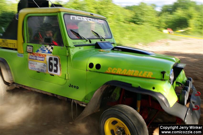 Mike Purzycki / Matt Wernette Jeep Scrambler on SS5, Chainsaw Junksin.