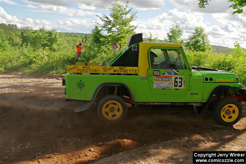 Mike Purzycki / Matt Wernette Jeep Scrambler on SS5, Chainsaw Junksin.