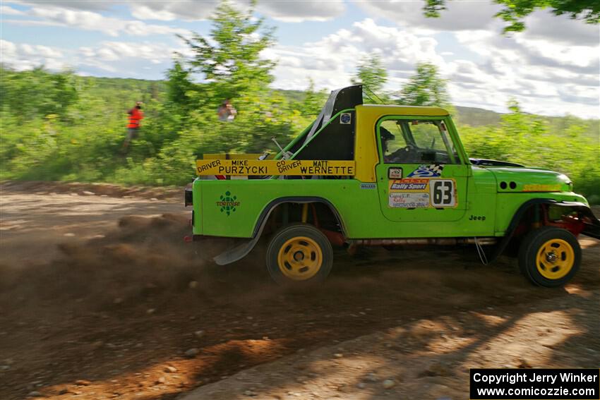 Mike Purzycki / Matt Wernette Jeep Scrambler on SS5, Chainsaw Junksin.