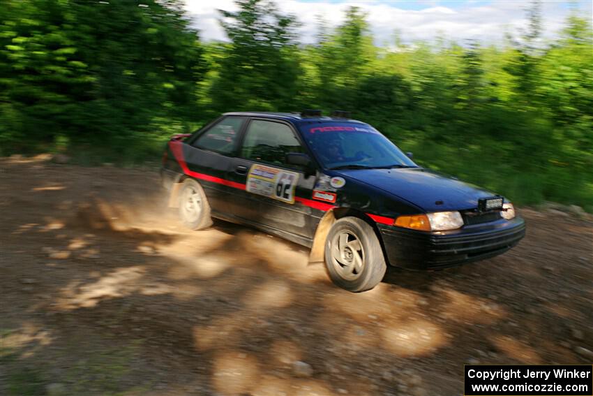 Joe Boburka / Elizabeth Unglenieks-Ploeg Ford Escort on SS5, Chainsaw Junksin.