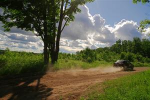 Joe Boburka / Elizabeth Unglenieks-Ploeg Ford Escort on SS5, Chainsaw Junksin.