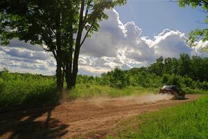 Joe Boburka / Elizabeth Unglenieks-Ploeg Ford Escort on SS5, Chainsaw Junksin.