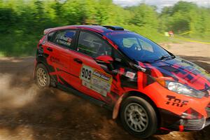 Nikhil Thakur / Brandon Pace Ford Fiesta ST on SS5, Chainsaw Junksin.